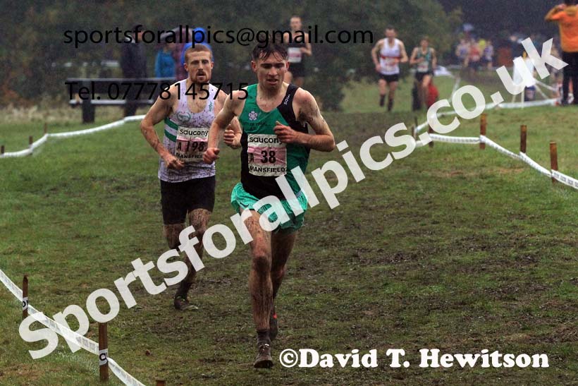 Senior Mens 2023 National Cross Country Relays, Berry Hill Park, Mansfield.  Photo: David T. Hewitson/Sports for All Pics
